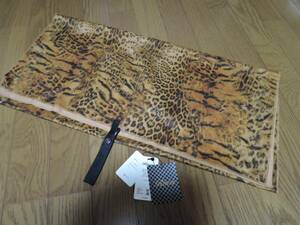  new goods Roen ROEN Skull leopard print stole leopard / Leopard 