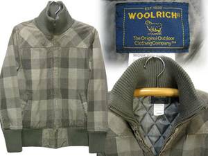 雰囲気Good！ウールリッチ(Woolrich）ブロック柄ジャケット