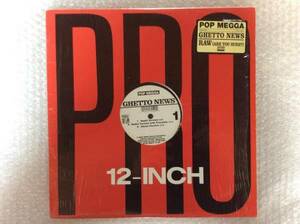 ★アングラ、レア盤★ POP MEGGA ★ ghetto news12inch