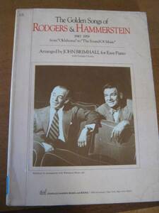 【楽譜】ロジャース&ハマースタイン 代表４０曲 写真 イラスト 普通郵便