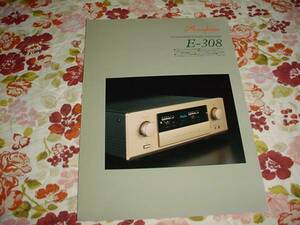  prompt decision!2004 year 3 month Accuphase E-308 catalog 