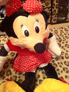  super Big! total length approximately 90 centimeter! minnie soft toy ( inspection Disney Mickey 