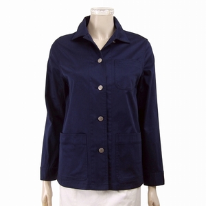  beautiful goods * Junko Shimada *AWAW*JUNKO SHIMADA* navy blue series * Logo .* stretch & cotton .* jacket *11 number (L size.40)