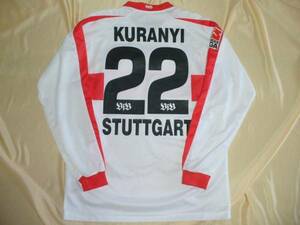 値下交渉 2002-03 シュツットガルト #22 クラニー 選手実使用 PUMA 検/02 ドイツ代表 STUTTGART L/S MATCH WORN SHIRT KURANYI GERMANY Y2K