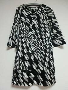  beautiful goods * Pinky & Diane Pinky&Dianne white black gray . what . pattern dress 