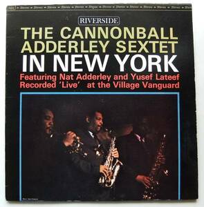 ◆ CANNONBALL ADDERLEY Sextet In New York ◆ Riverside RLP-9404 (BGP) ◆ W