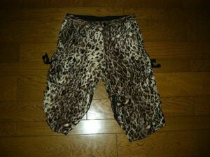 Roen Loen Leopard Print 6 Poke Shorts 28 Half Pants Leopard