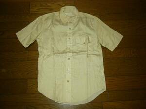  beautiful used Inpaichthys Kerri short sleeves stripe shirt S