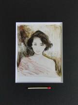 シャロワ、Portrait de Mlle Yui Asaka、希少画集画より、新品高級額装付_画像3