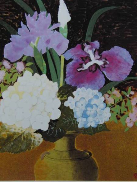 ओगुरा युकी, फूल 3, एक दुर्लभ कला पुस्तक से, नया उच्च गुणवत्ता वाला फ्रेम शामिल, अच्छी हालत में, चित्रकारी, तैल चित्र, प्रकृति, परिदृश्य चित्रकला