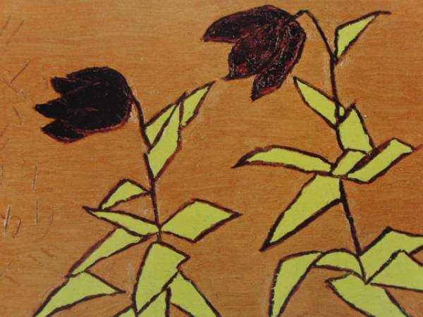 Morikazu Kumagai, Black lily flower, From a rare limited edition art book, Brand new with high-quality frame, Paintings Free Shipping, Painting, Oil painting, Nature, Landscape painting