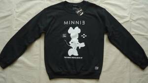 Neff x Disney Minnie Stand Up Crew Neck Sweatshirt 黒 S %off ネフ ディズニー ミニー 女性用 トレーナー クルーネックスウェット