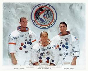 1971 year APOLLO 15 PRIME CREW Apollo 15 number sa Info to