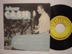 U.S.ORIGINAL JOHNNY CASH 7ep HANK WILLIAMS ロカビリー