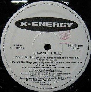 $ JAMIE DEE / DON'T BE SHY (X-12146) 穴 (Max 'N' Frank Minoia) イタロ (Phil Clary And Paul Micioni) 観月ありさ YYY25-503-5-44