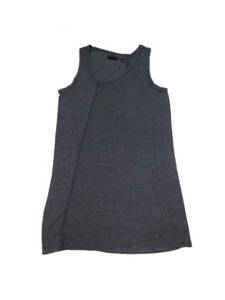 新品 Harlem Rounge テレコ切り替えTANK-TOP C.GRY M