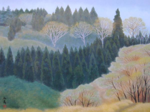 東山魁夷、ウプサラ風景、希少画集画、新品額付、状態良好 東山 魁夷、濤声、希少画集画、新品額装付