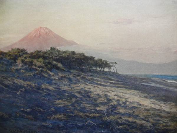 和田英作、明け近し、希少画集より、新品額装付 和田英作、明け近し、希少画集より、新品額装付