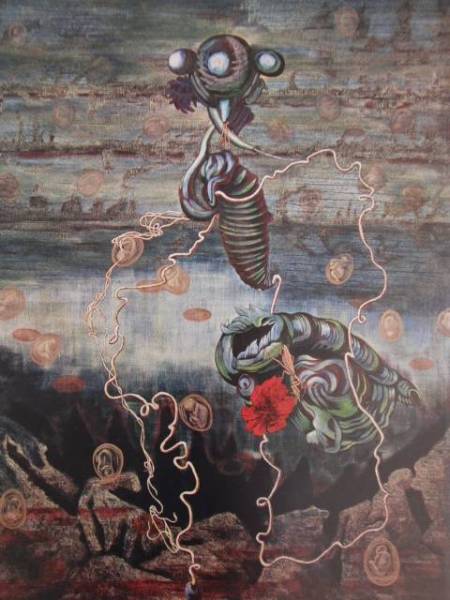 小牧源太郎、【金精融尊】、希少な額装用画集より、新品額装付、状態良好 小牧源太郎、【金精融尊】、希少な額装用画集より、新品額装付