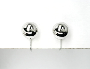 *! special price of order goods * platinum {8mm} circle sphere earrings 0 new goods! * 00 * **