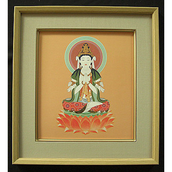 Junichi Muto Bonne Chance Amulette du Zodiaque Image principale Seishi Bodhisattva Peinture Bouddhiste Style de peinture = largeur: 100%;, ouvrages d'art, peinture, autres