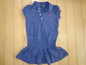  Ralph Lauren * stylish navy blue color One-piece, tunic *3 -years old 