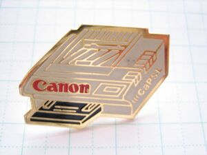 ヴィンテージ　ピンバッジ　キャノン　プリンター　canon B