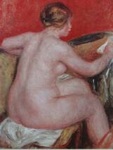 ピエール＝オーギュスト・ルノアール、裸のガブリエル、希少画集画、新品額装付状態良好、送料込み_画像1