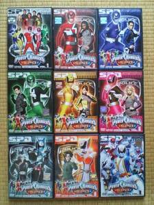 DVD　パワーレンジャー　S.P.D　全9巻　レンタル POWER RANGERS