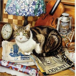 (71399) 1000 piece jigsaw puzzle American import *MAS*...Cat-O-Logy:Tiffany Tiffany cat 