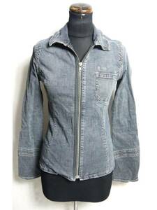  beautiful goods DKNY JEANS Donna Karan Denim blouson 4 D59-80