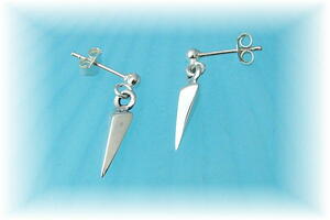 [.. beautiful ]daga- silver earrings fine clothes fine clothes * sterling silver SILVER925!