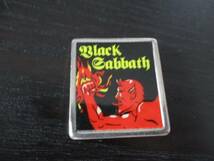 BLACK SABBATH メタルピンバッジ 四角 ヴィンテージ サバス_画像1