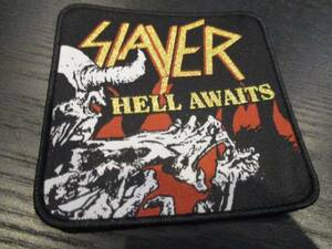 SLAYER 刺繍パッチ ワッペン hell awaits