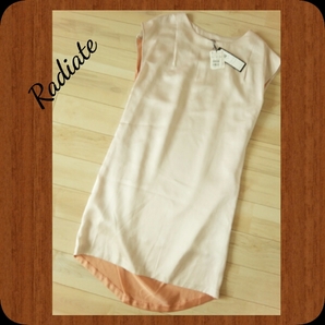 Radiate/MAITRESSE/スコットクラブ*ヘムライン・シンプルドレスワンピ+新品23,000y