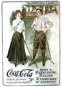 ●326F　1906年のレトロ広告　コカコーラ　Coca-Cola　Coke