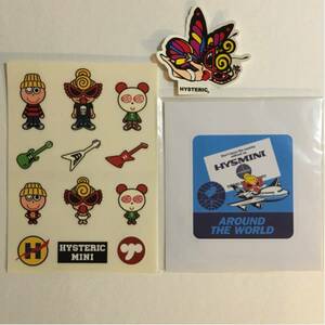 HYSTERIC MINI sticker set ヒステリックミニ ギターMINI 非売品 シール ステッカー 3枚SET