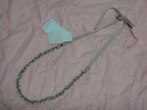 * tag equipped * natural byu tea * on goods pearl ribbon necklace * metal allergy. person also *