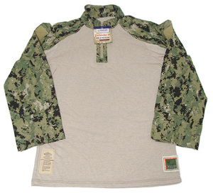米軍 USN NWU FROG コンバットシャツ TYPE3 AOR2 L/L