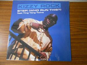 即決　kizzy rock　　STEP　!　WHO　RUN　THIS　？　LP盤　