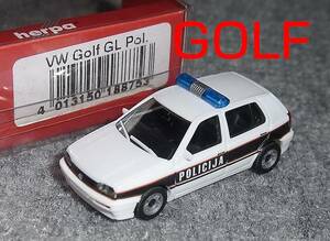 1/87 VW Golf GL パトカー ゴルフ フォルクスワーゲン