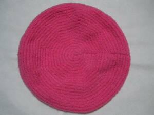 ◆◆moussyマウジ― ニットベレー帽　(ピンク)C19