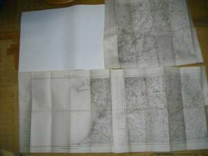 [地図]大阪 東北部・東南部・西南部 3枚 １/5万 地理調査所S23　