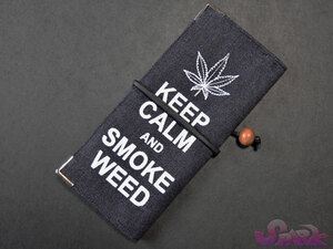 [ to coil cigarettes for roll up pouch . pen case . popular ] KEEP CALM AND SMOKE WEED print free shipping 