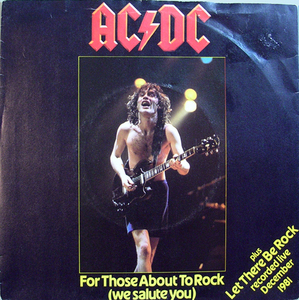 AC-DC 1981 B-SIDE LIVE　７”　UK