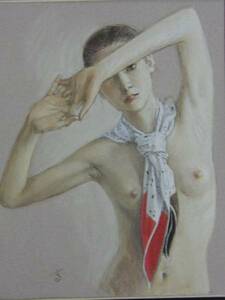 Art hand Auction Сёго Такацука, Красивая женщина рисует, Из редких произведений искусства, B4 с новым ковриком для рамы, рисование, картина маслом, портрет