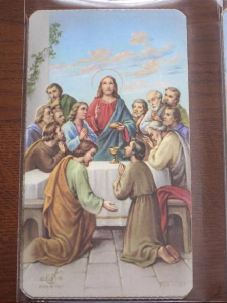 Imagen★193 Tarjeta navideña con pintura cristiana, antiguo, recopilación, impresos, otros