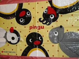  очень редкий!2008 год Sumitomo жизнь PINGU Pingu герой сиденье для отдыха ( не продается )