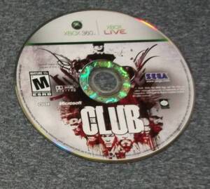 XBOX360 THE CLUB 北米版メディアのみ