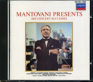 西独盤　Mantovani and His Orchestra　マントヴァーニ　Mantovani Presents His Concert Successes